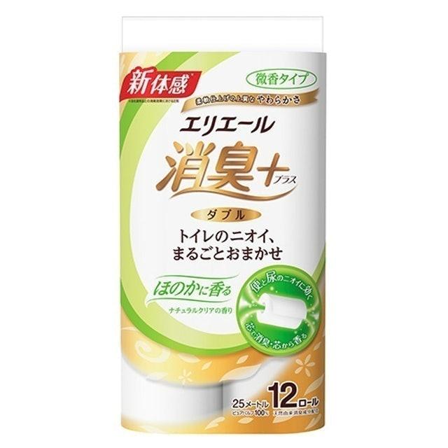 elleair大王 抑臭+天然淨味捲筒衛生紙